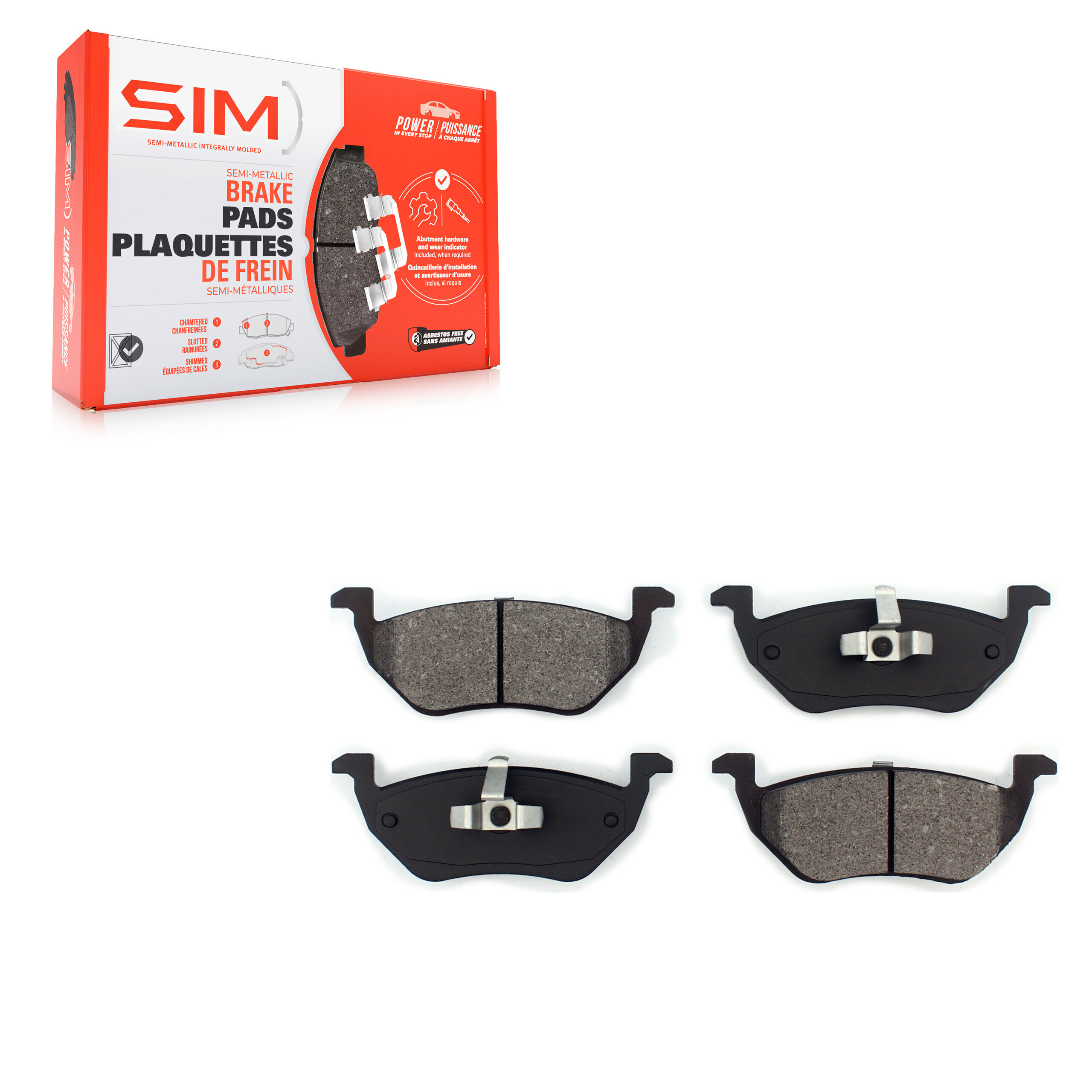 Semi-Metallic Brake Pads