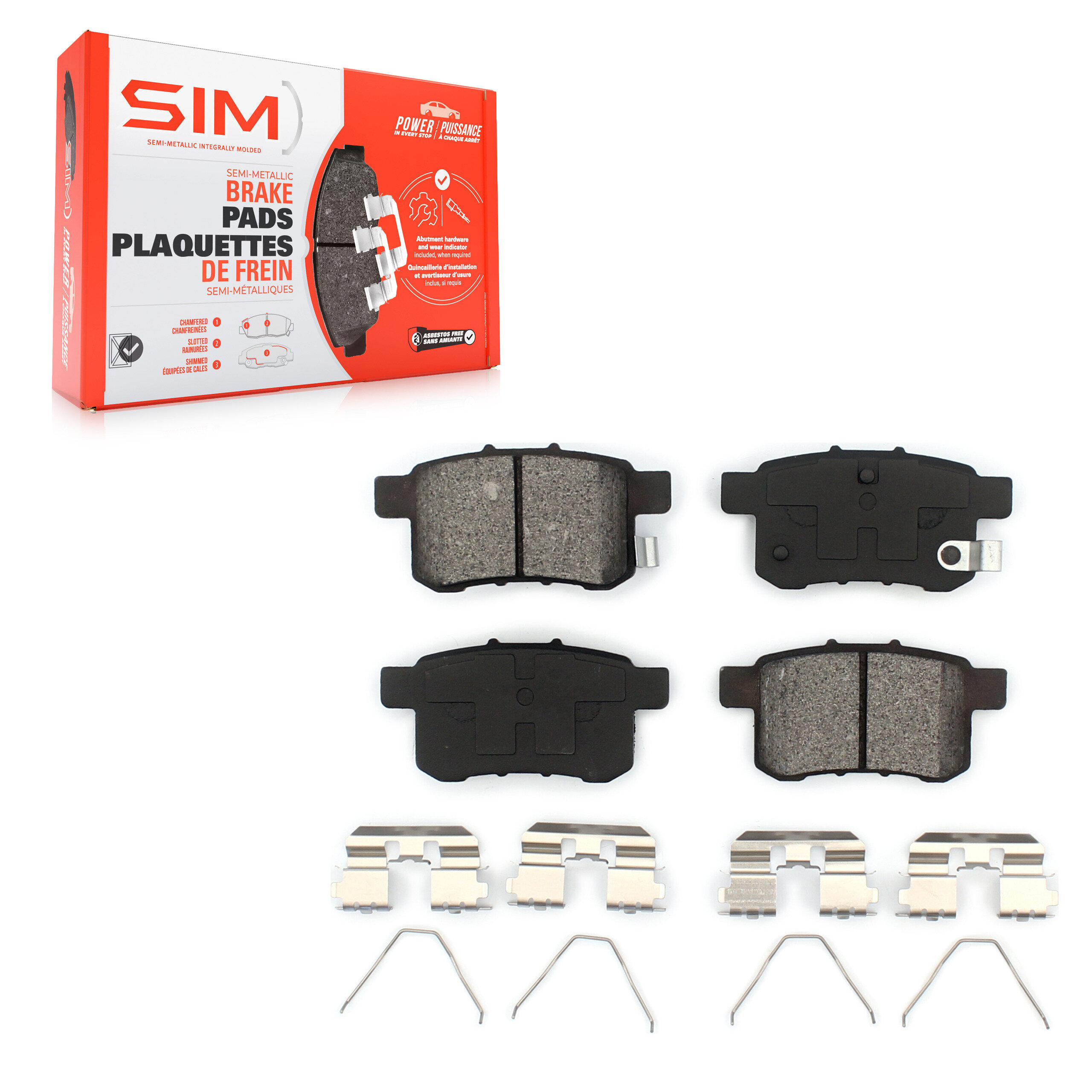 Semi-Metallic Brake Pads