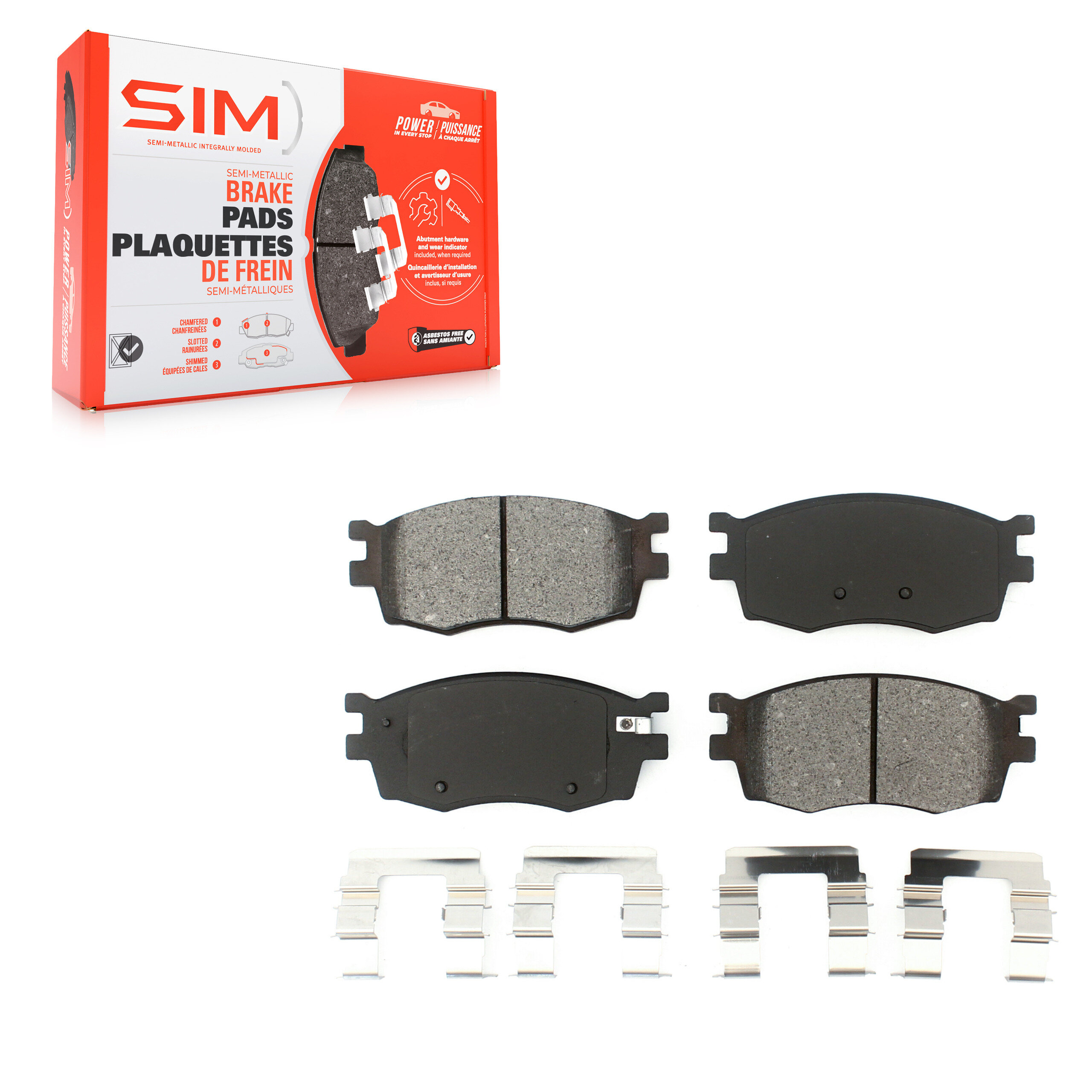 Semi-Metallic Brake Pads