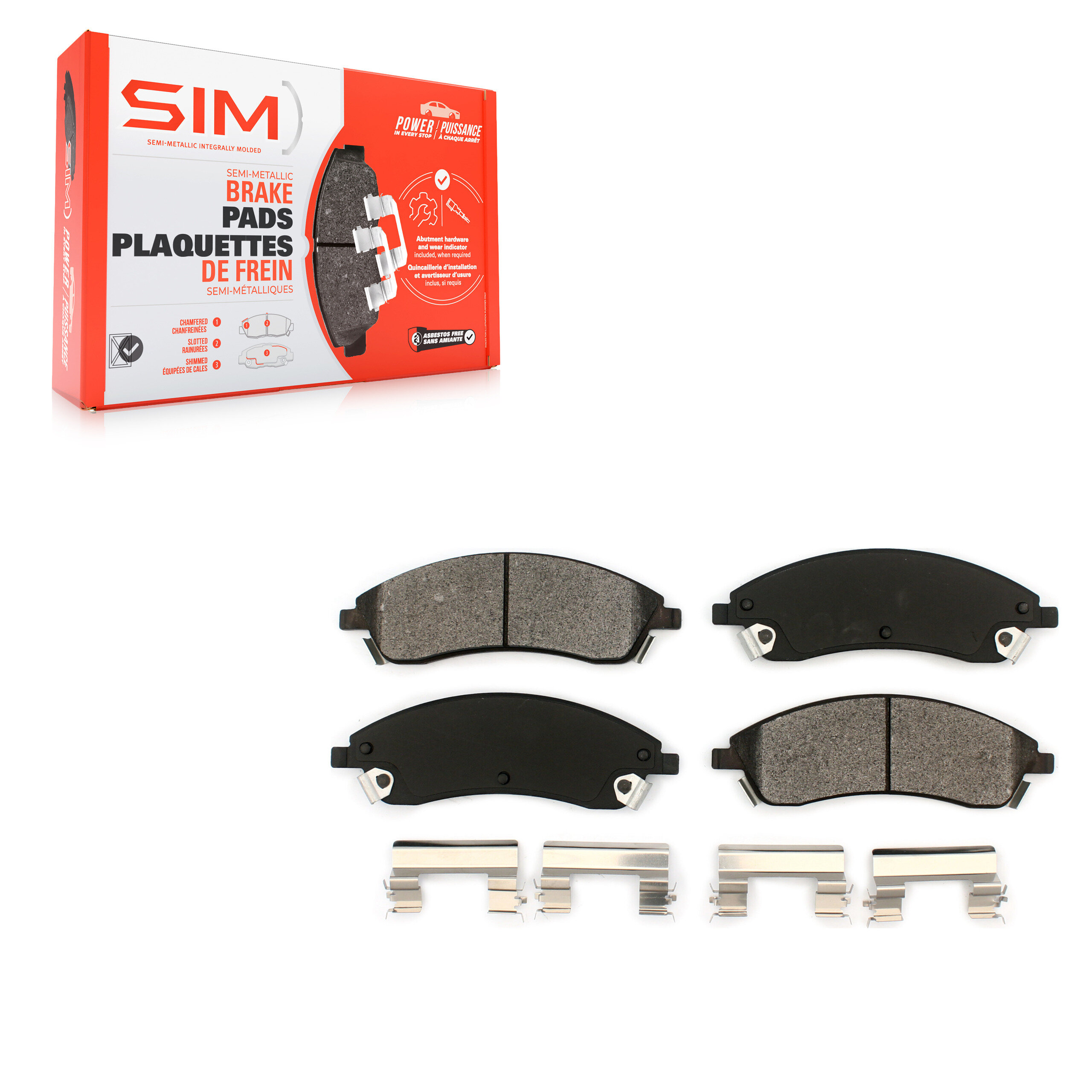 Semi-Metallic Brake Pads