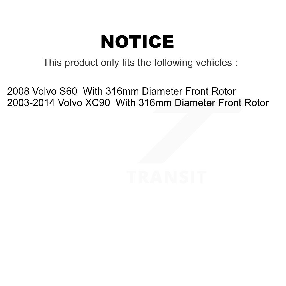 GENIUS - GCR-980275 - Coated Disc Brake Rotor