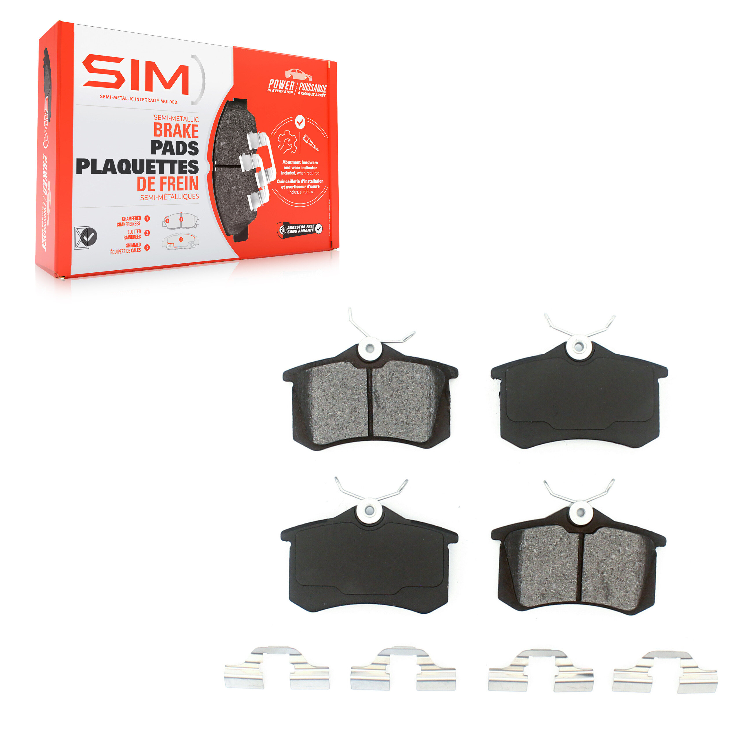 Semi-Metallic Brake Pads