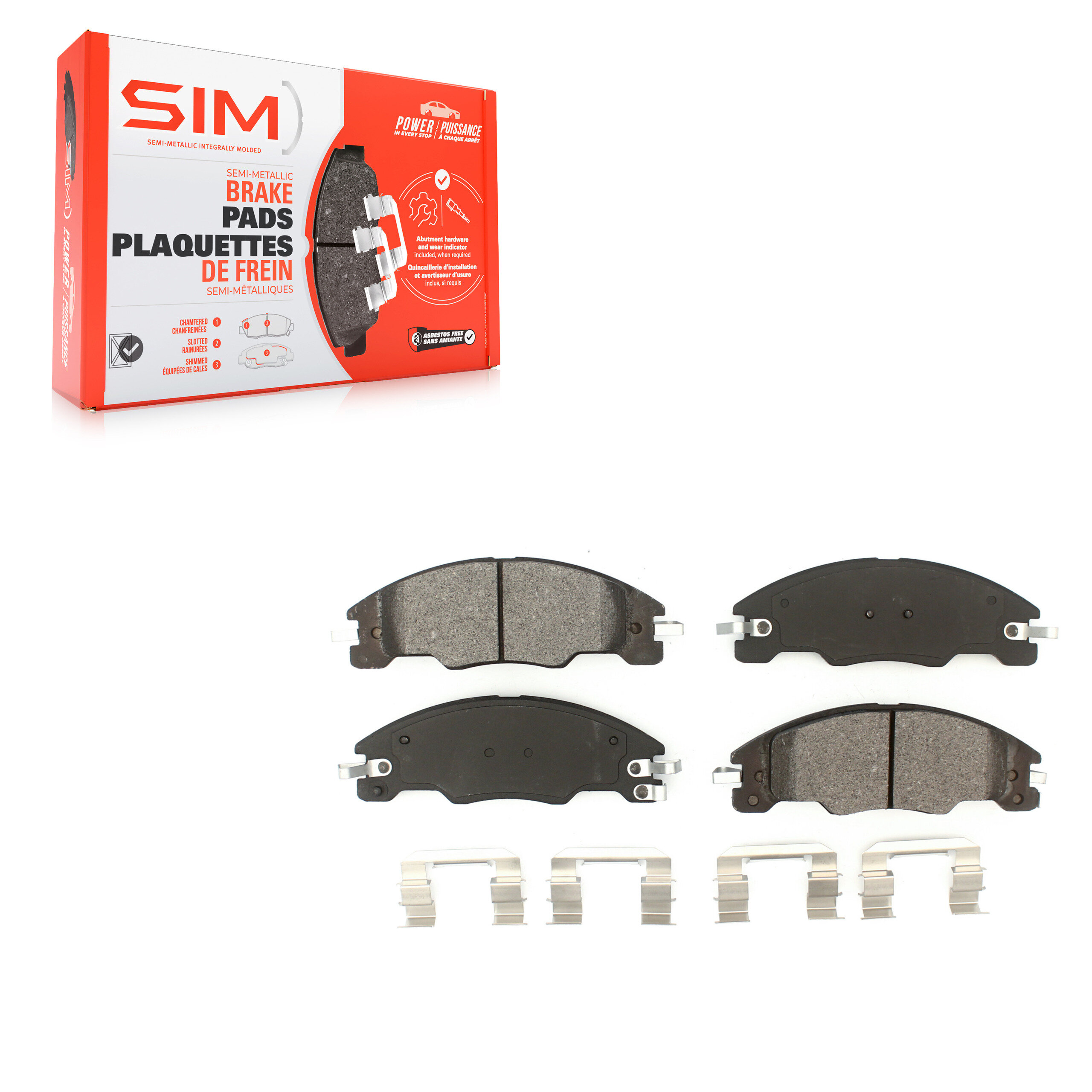 Semi-Metallic Brake Pads