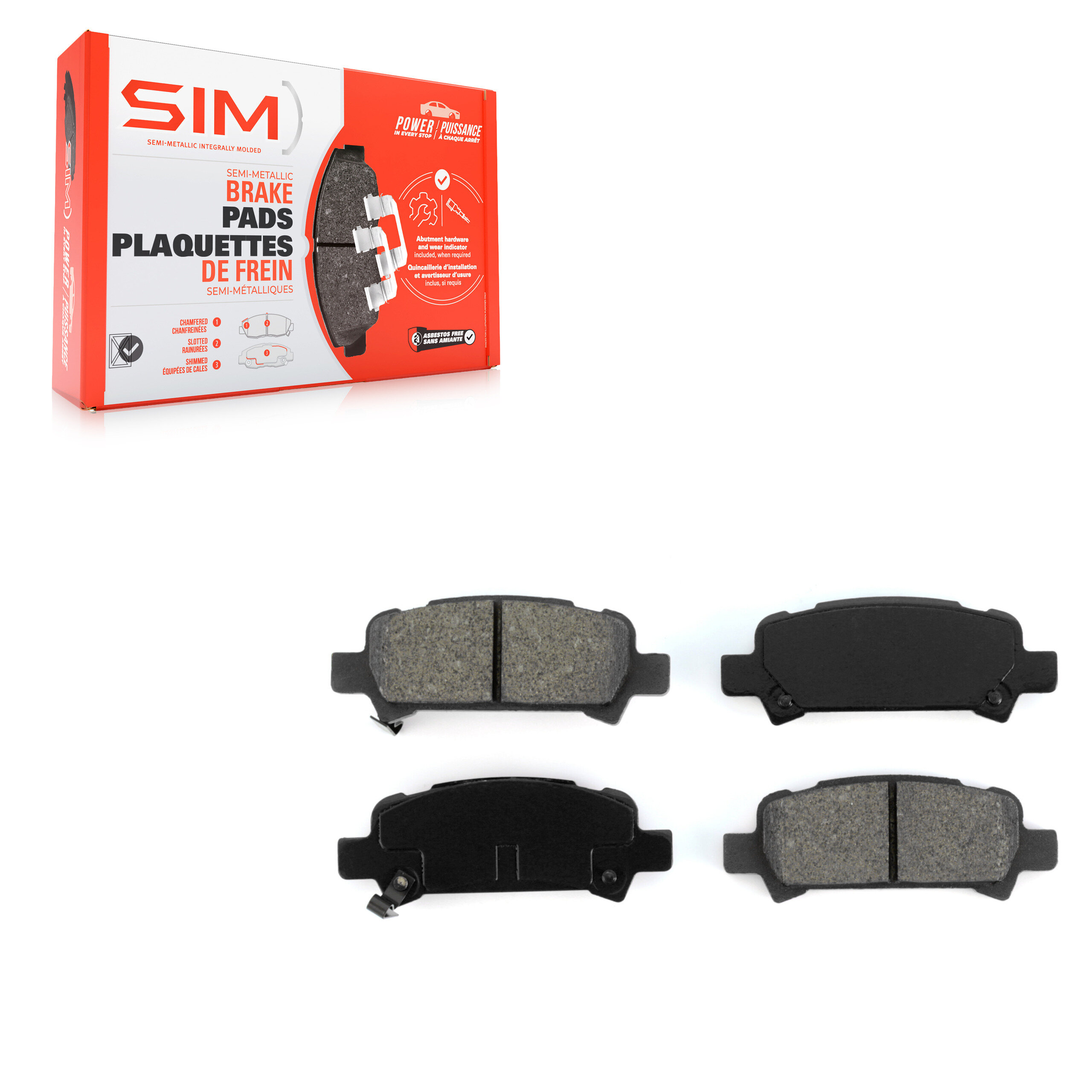 Semi-Metallic Brake Pads