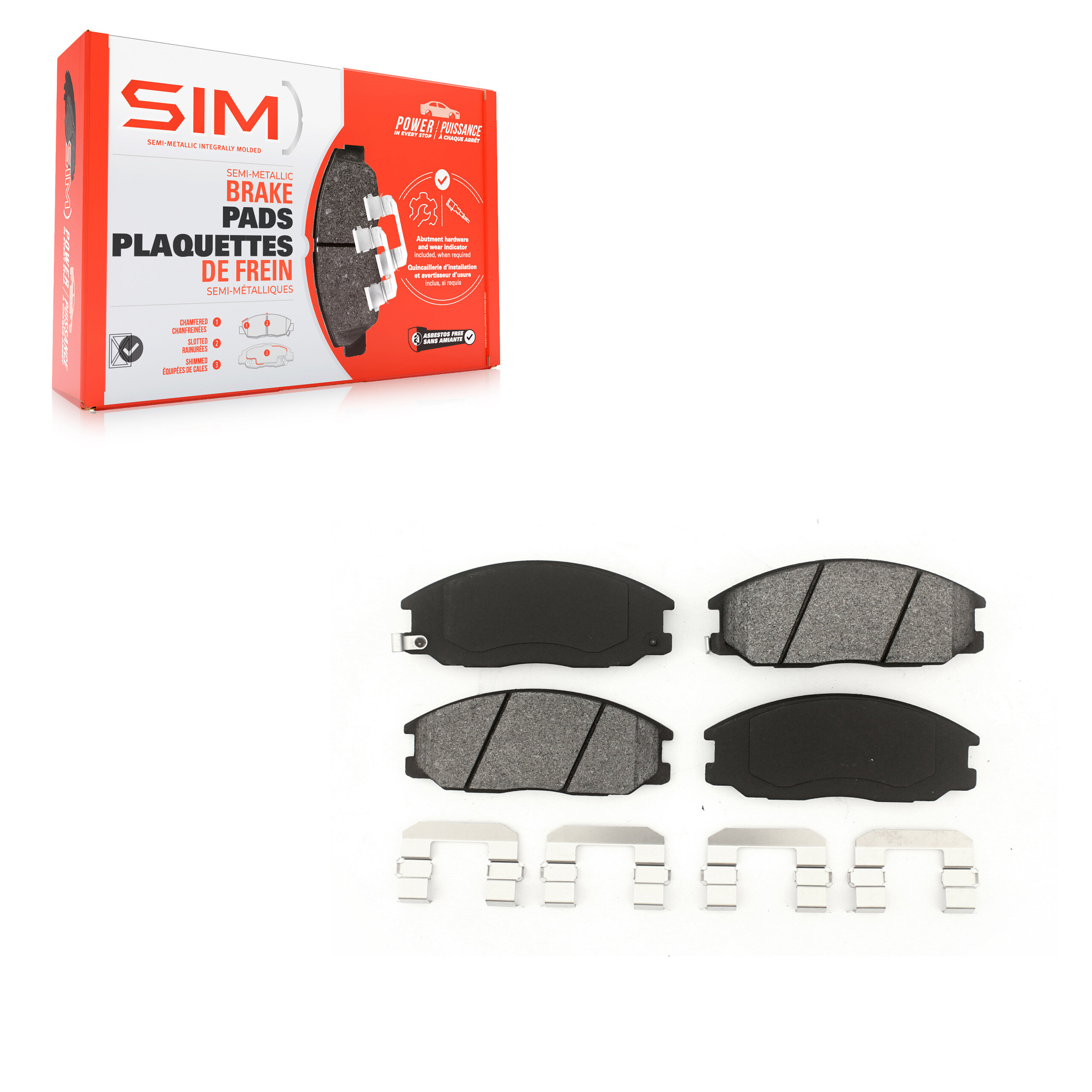 Semi-Metallic Brake Pads