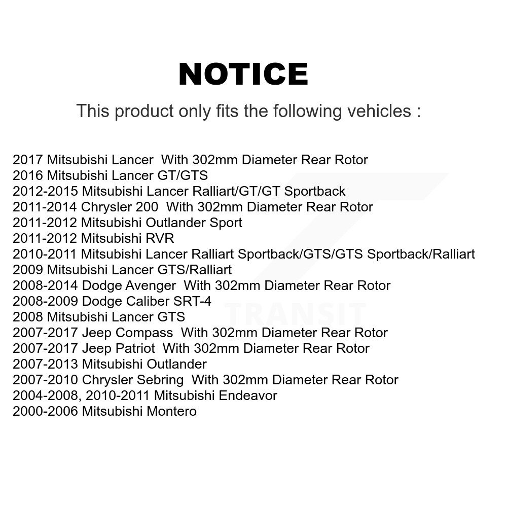 Positive Plus - PPF-D868 - Semi-Metallic Brake Pads