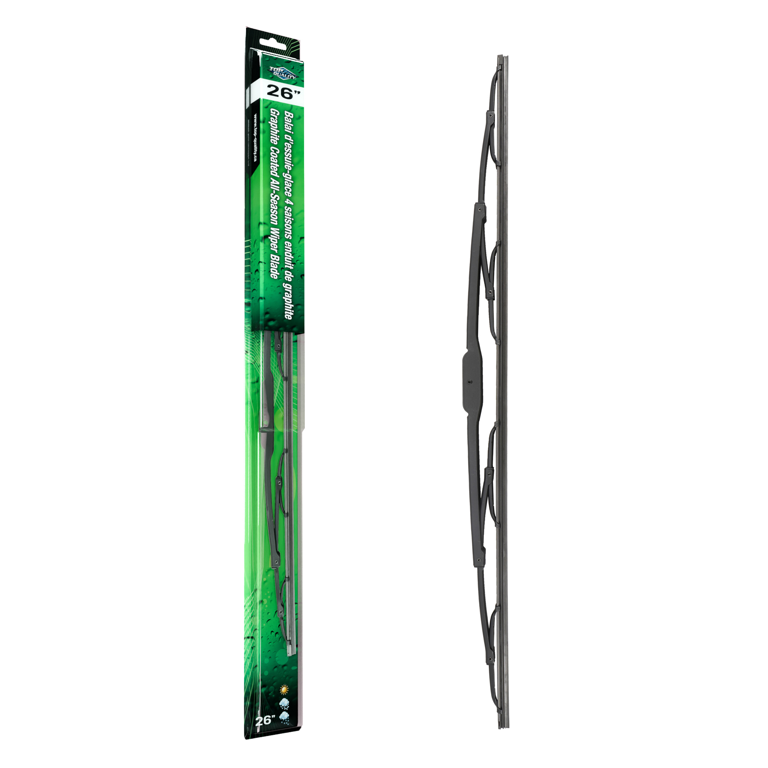 26" All Season Graphite Coated Wiper Blades