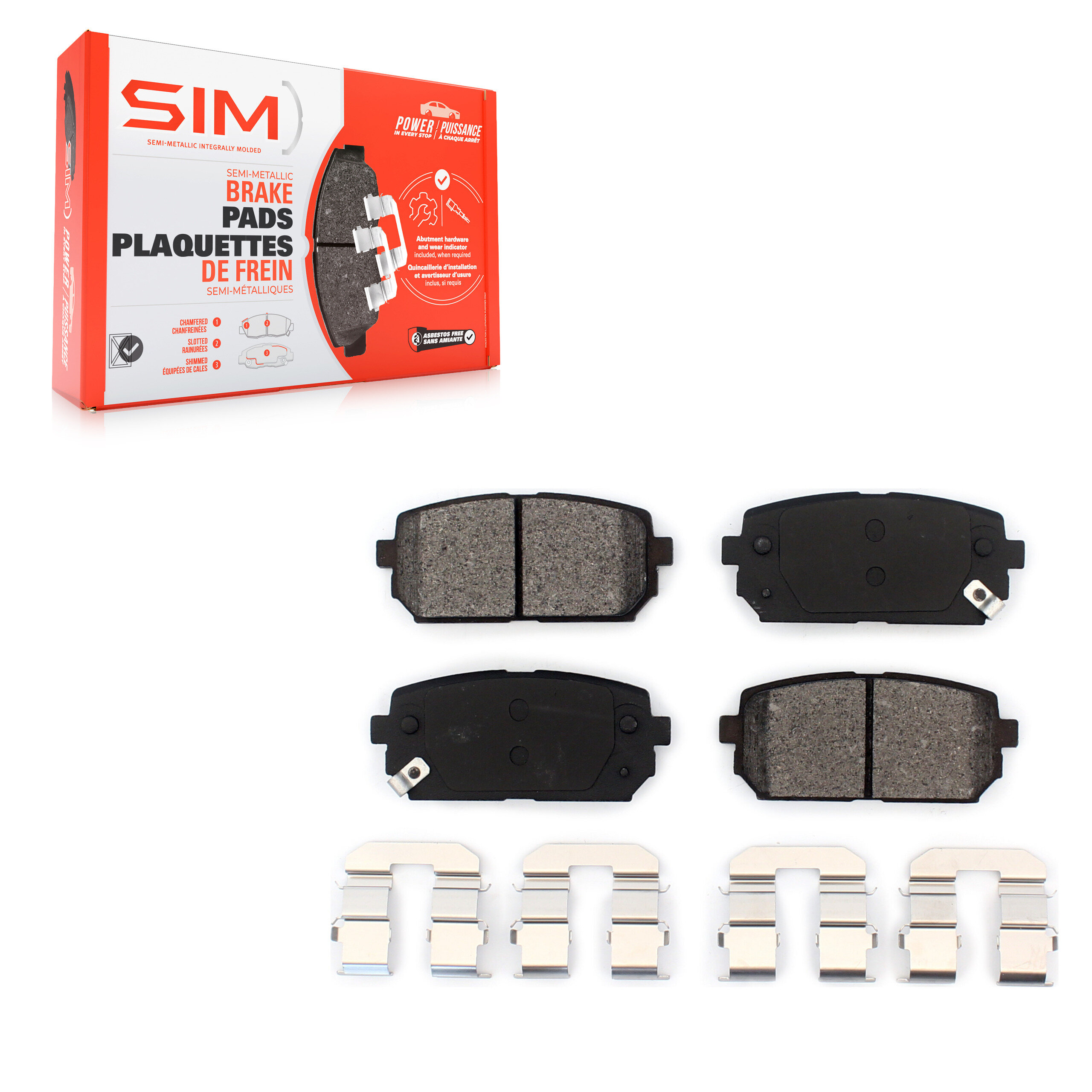 Semi-Metallic Brake Pads