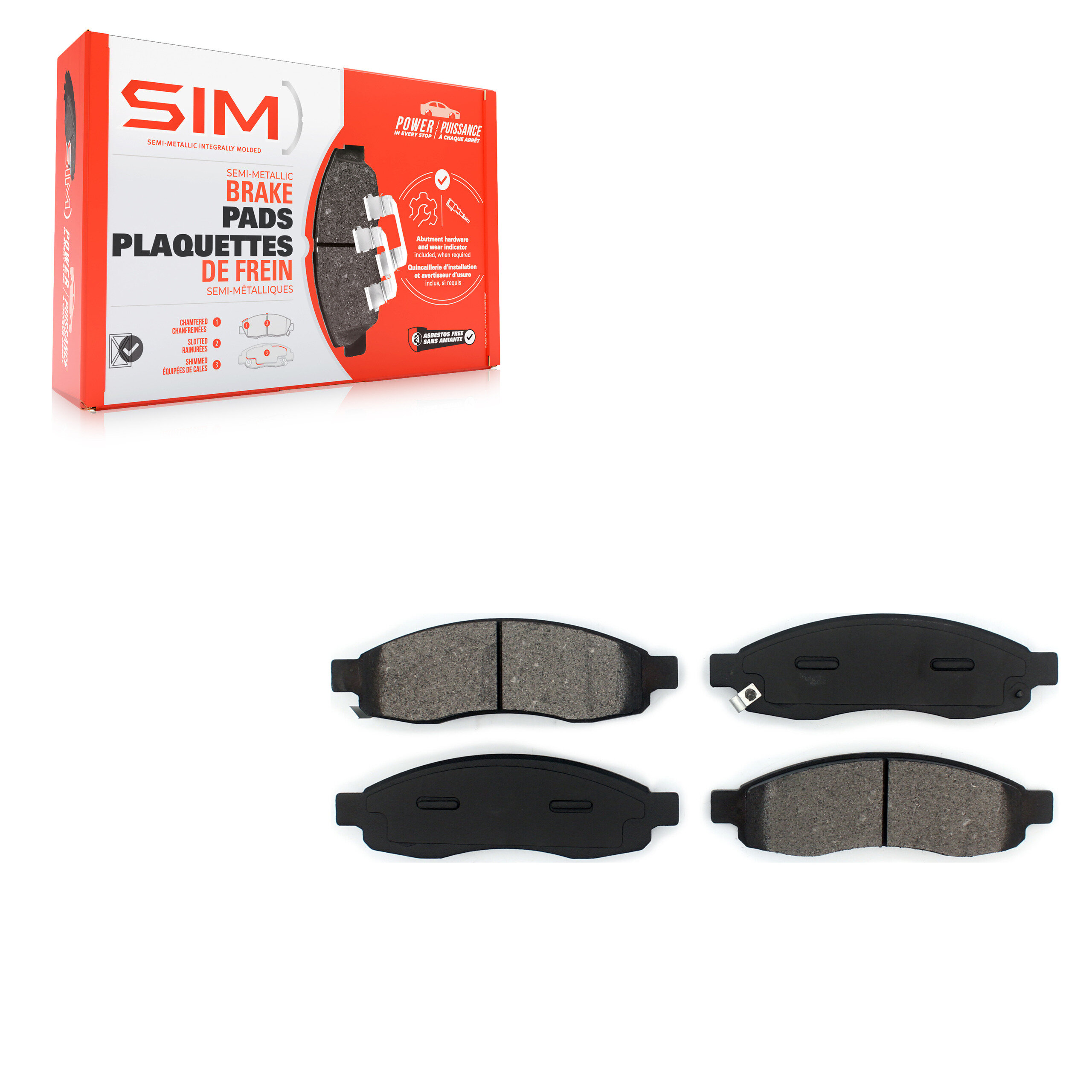 Semi-Metallic Brake Pads
