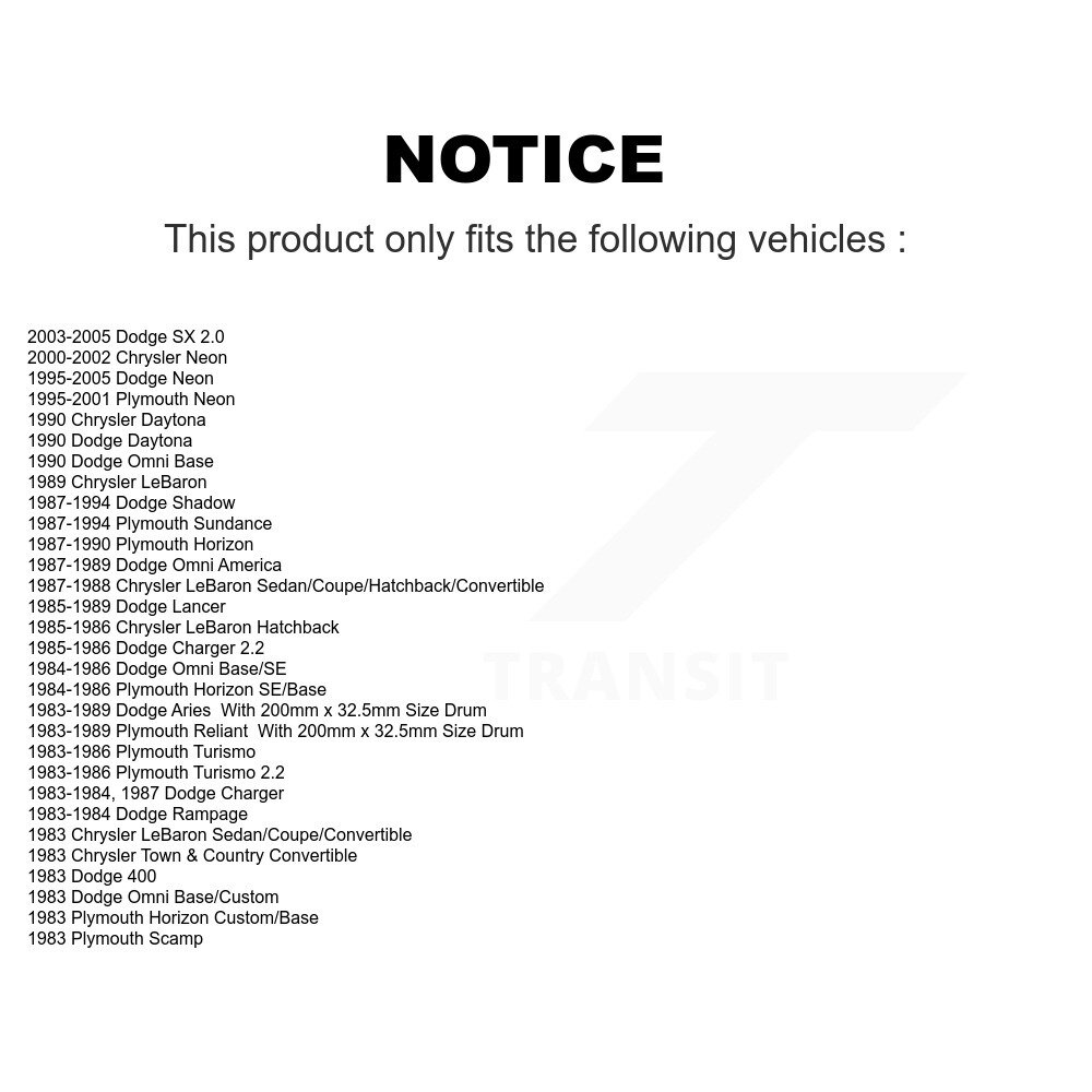 Top Quality - NB-519B - Drum Brake Shoe