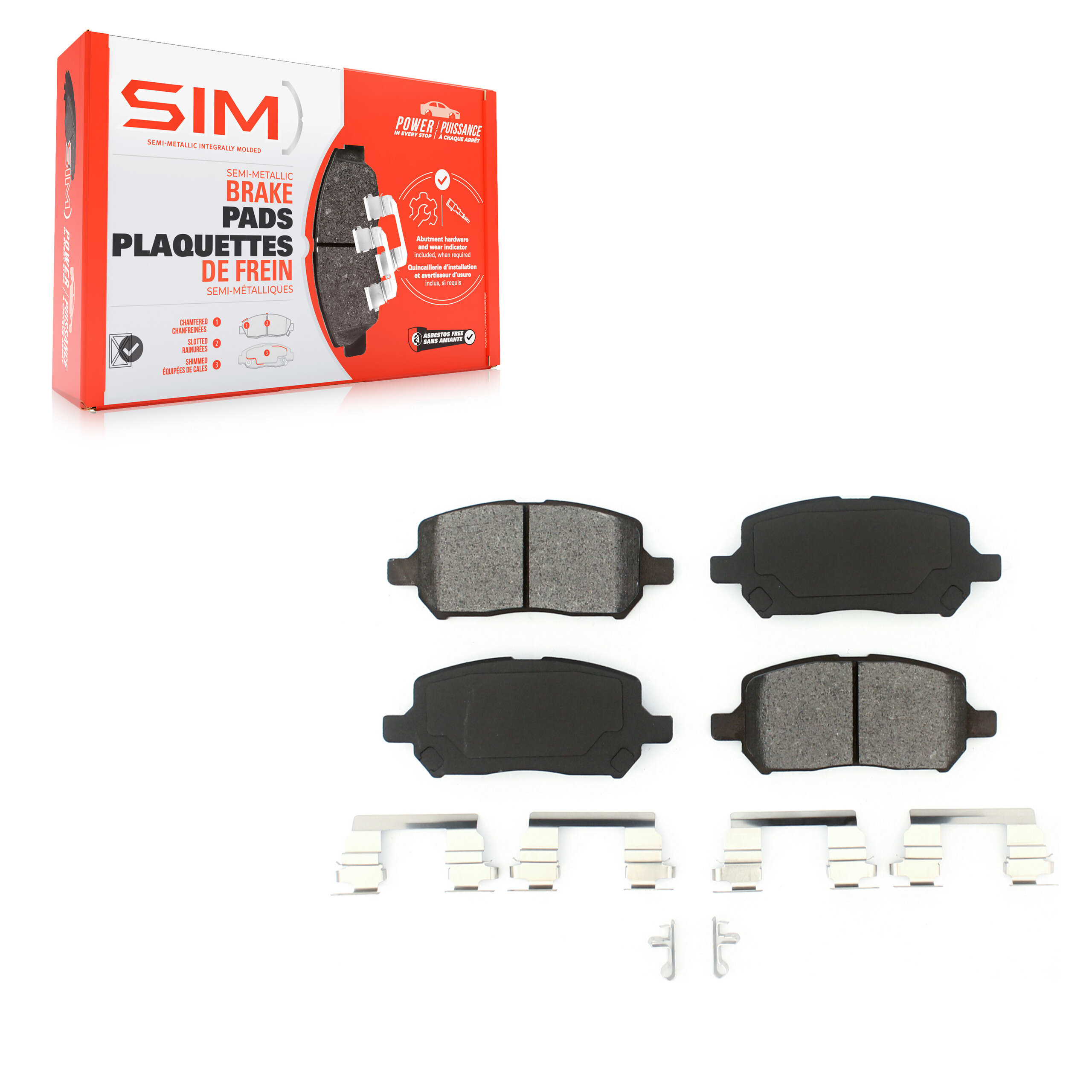 Semi-Metallic Brake Pads