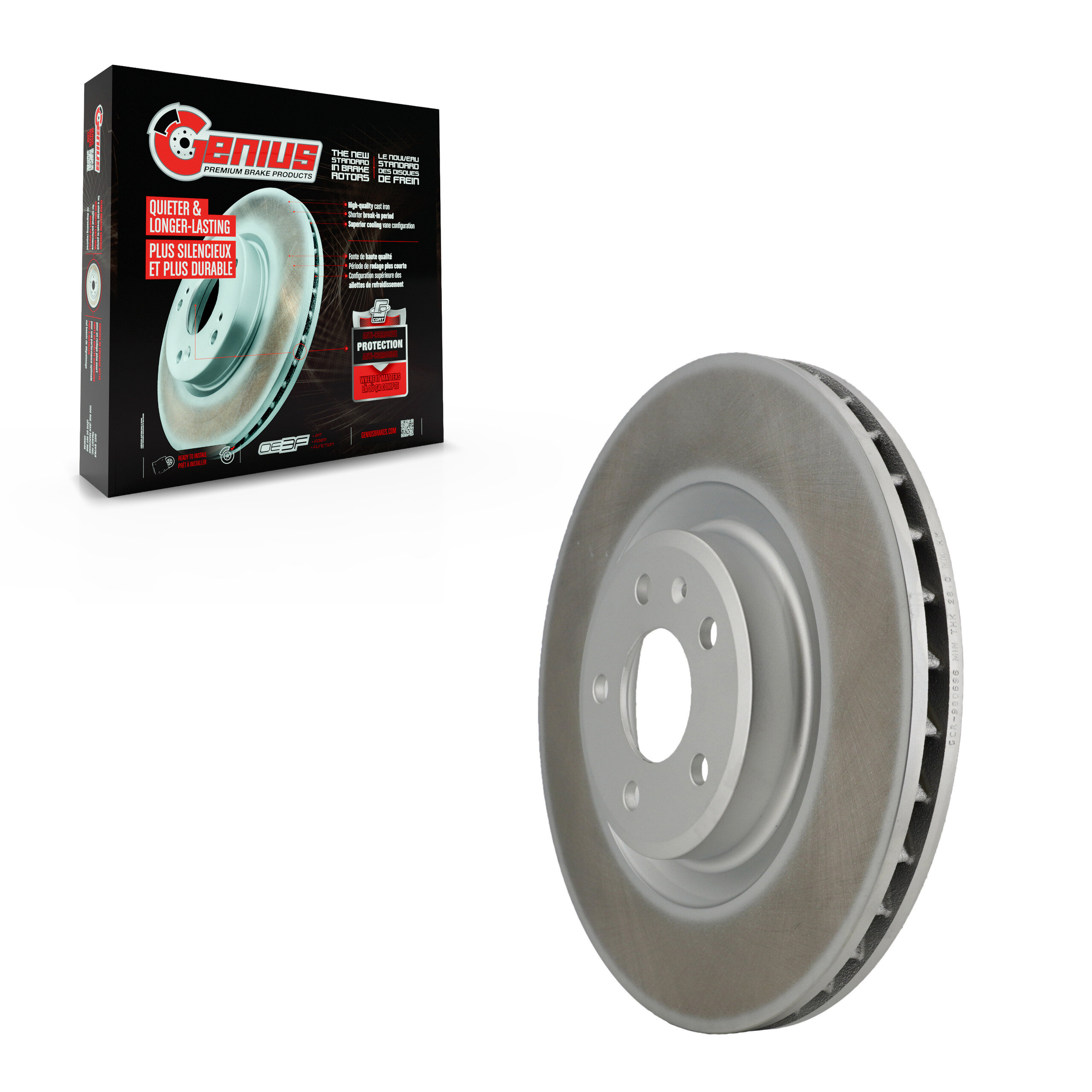Coated Disc Brake Rotor