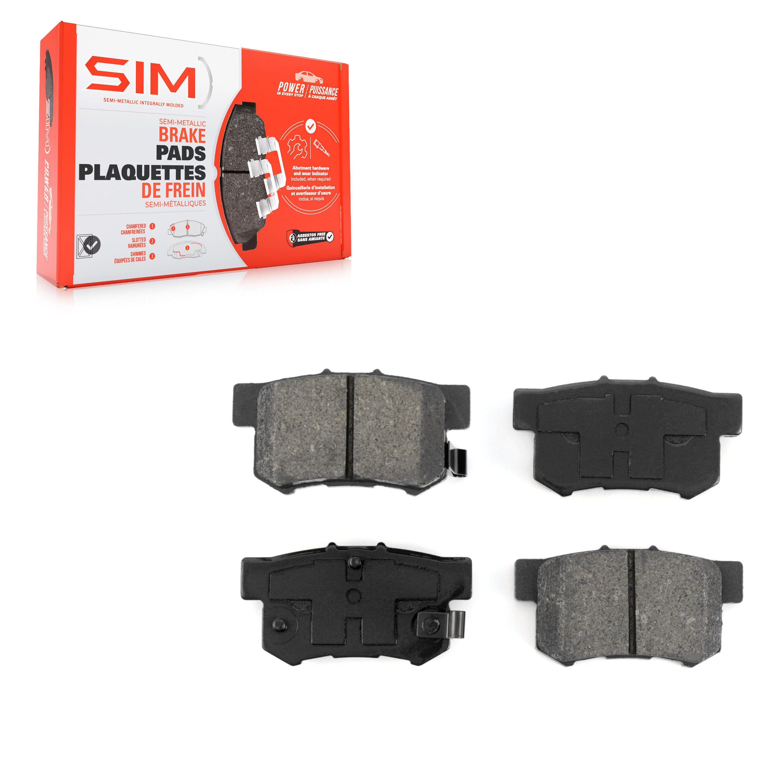 Semi-Metallic Brake Pads