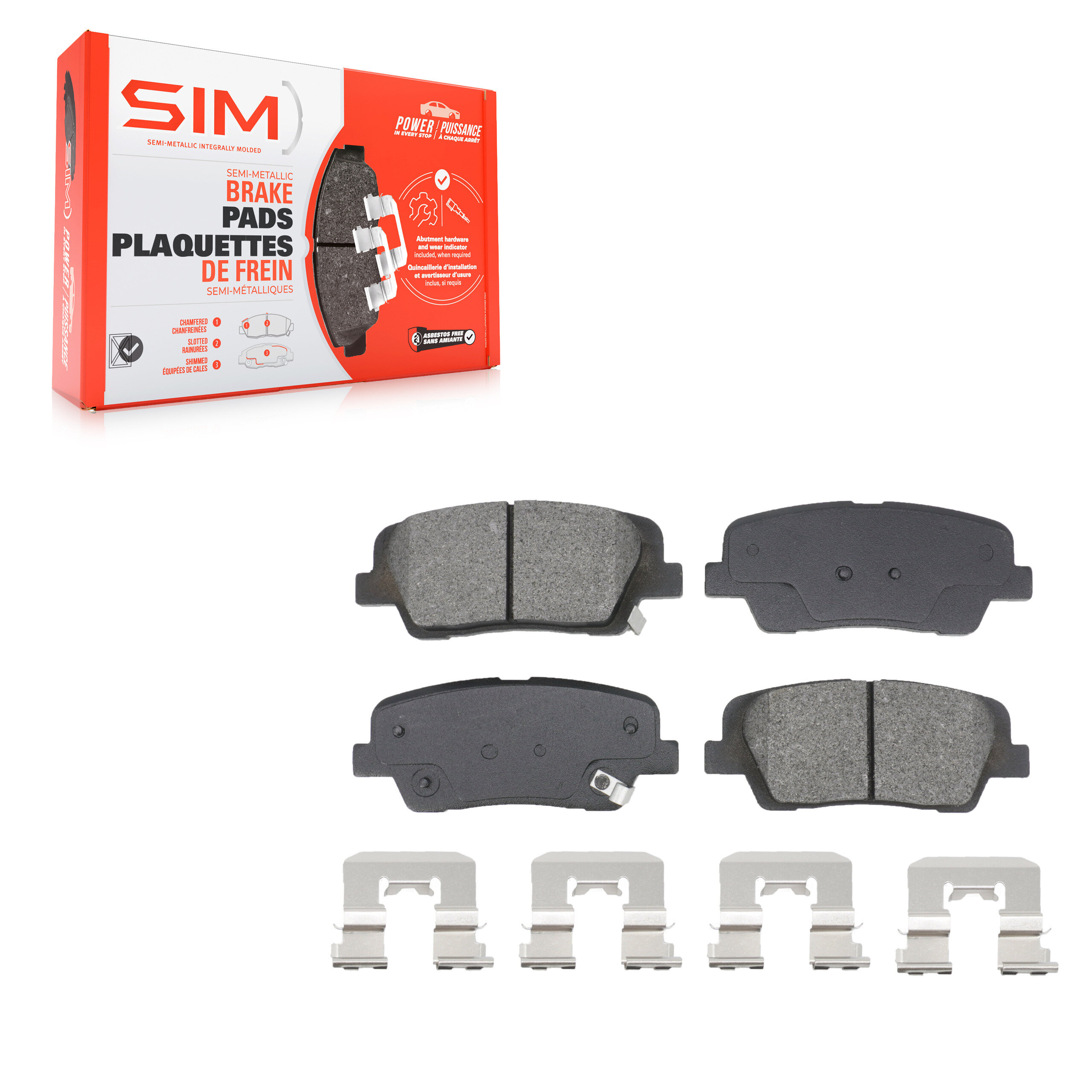 Semi-Metallic Brake Pads