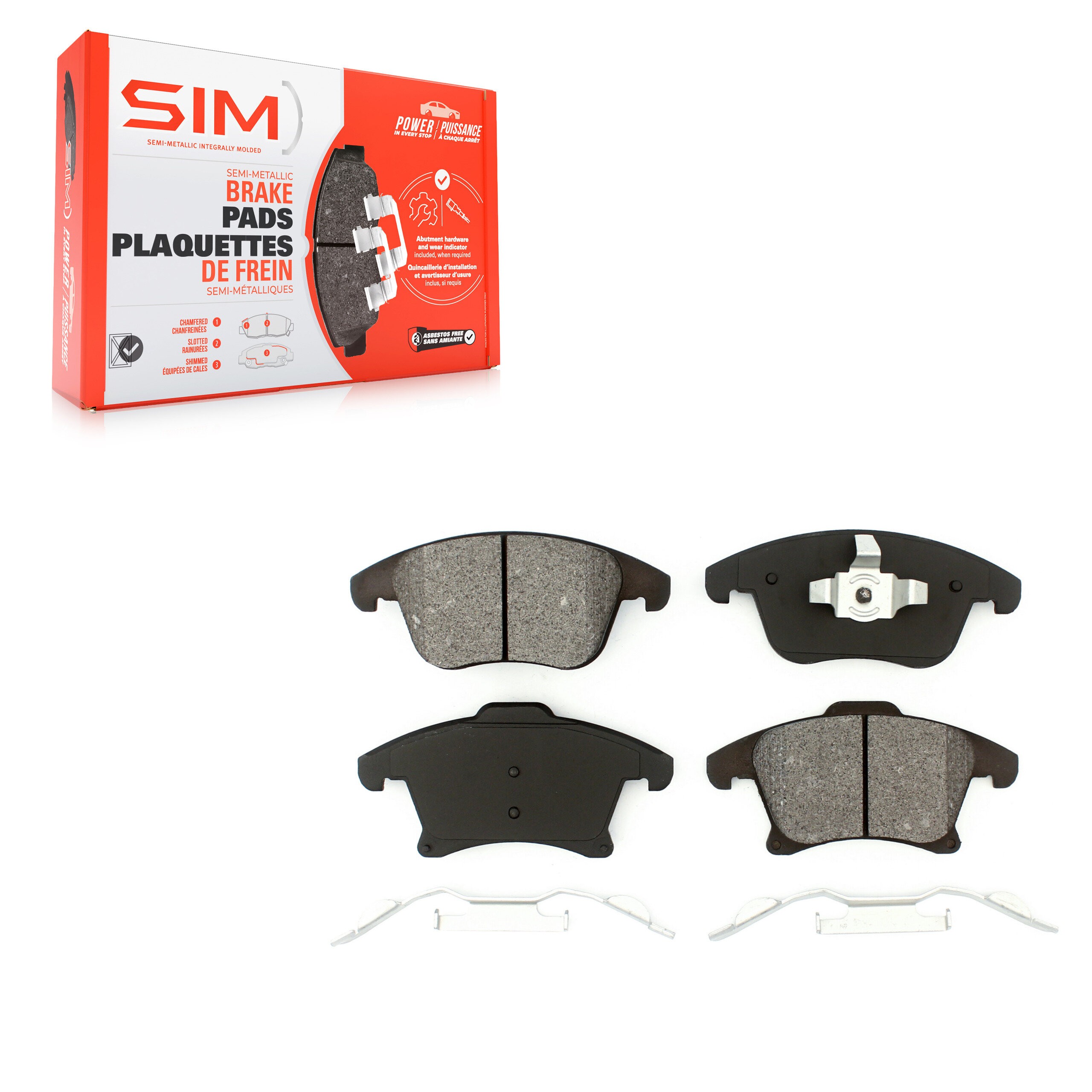 Semi-Metallic Brake Pads