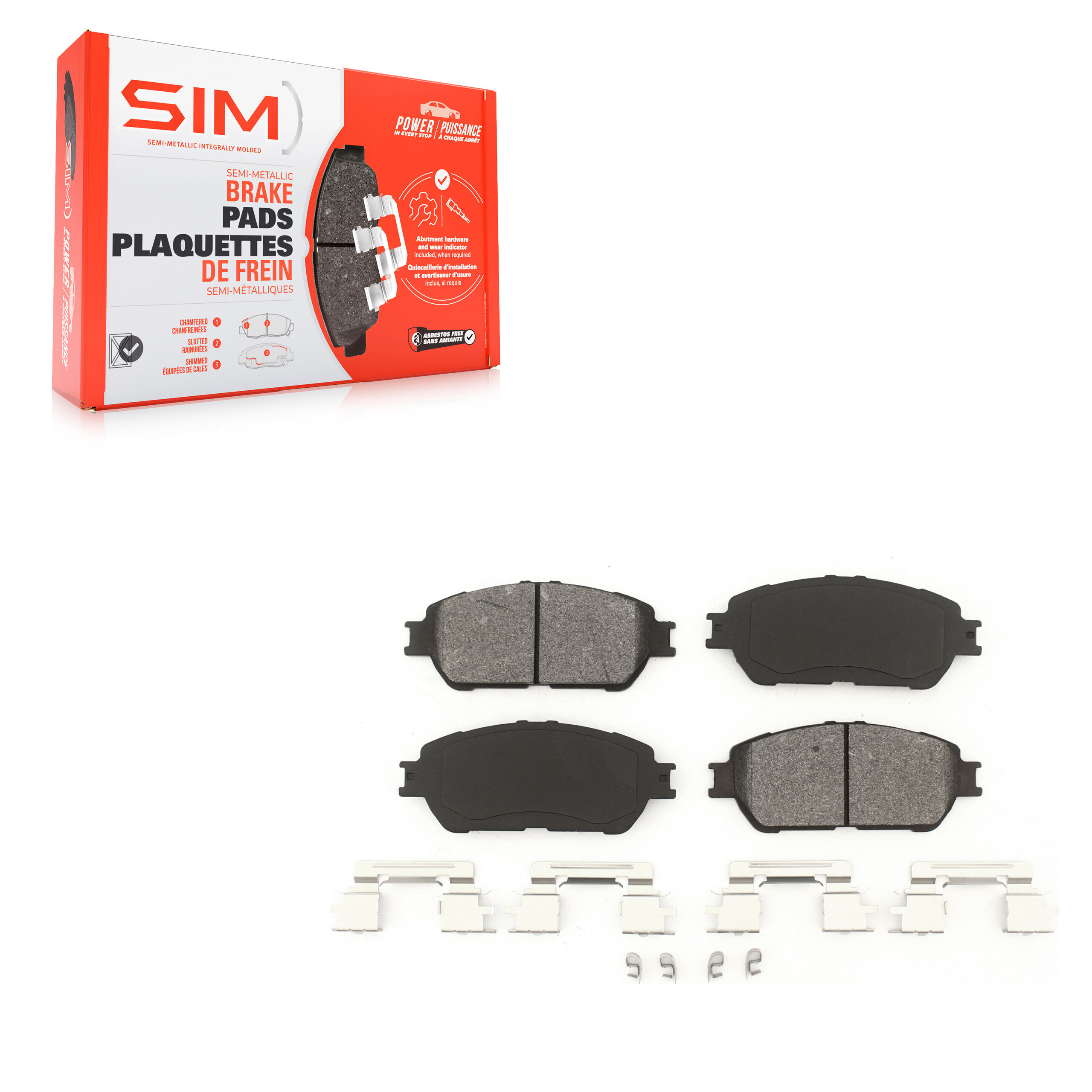 Semi-Metallic Brake Pads
