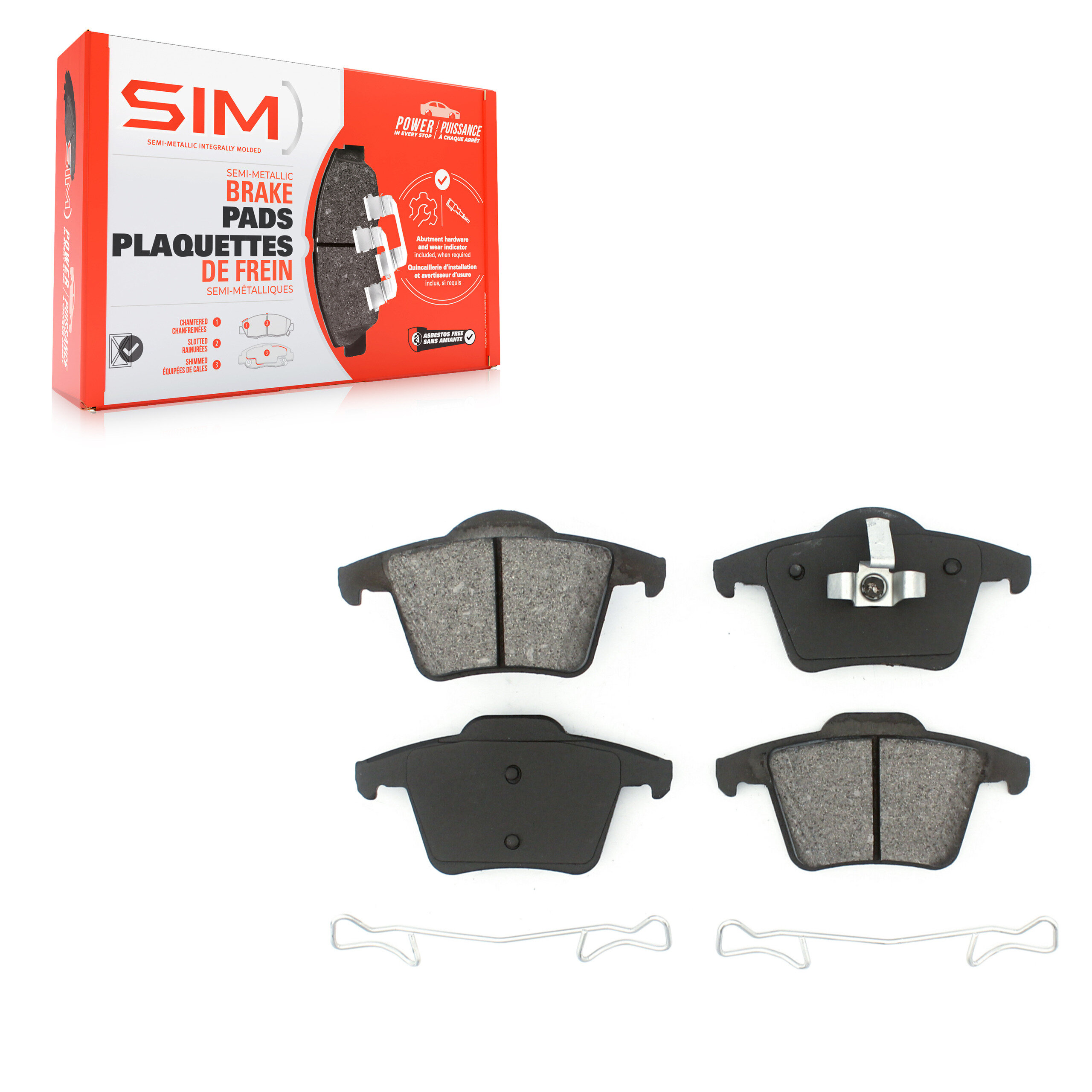 SIM - SIM-980 - Semi-Metallic Brake Pads