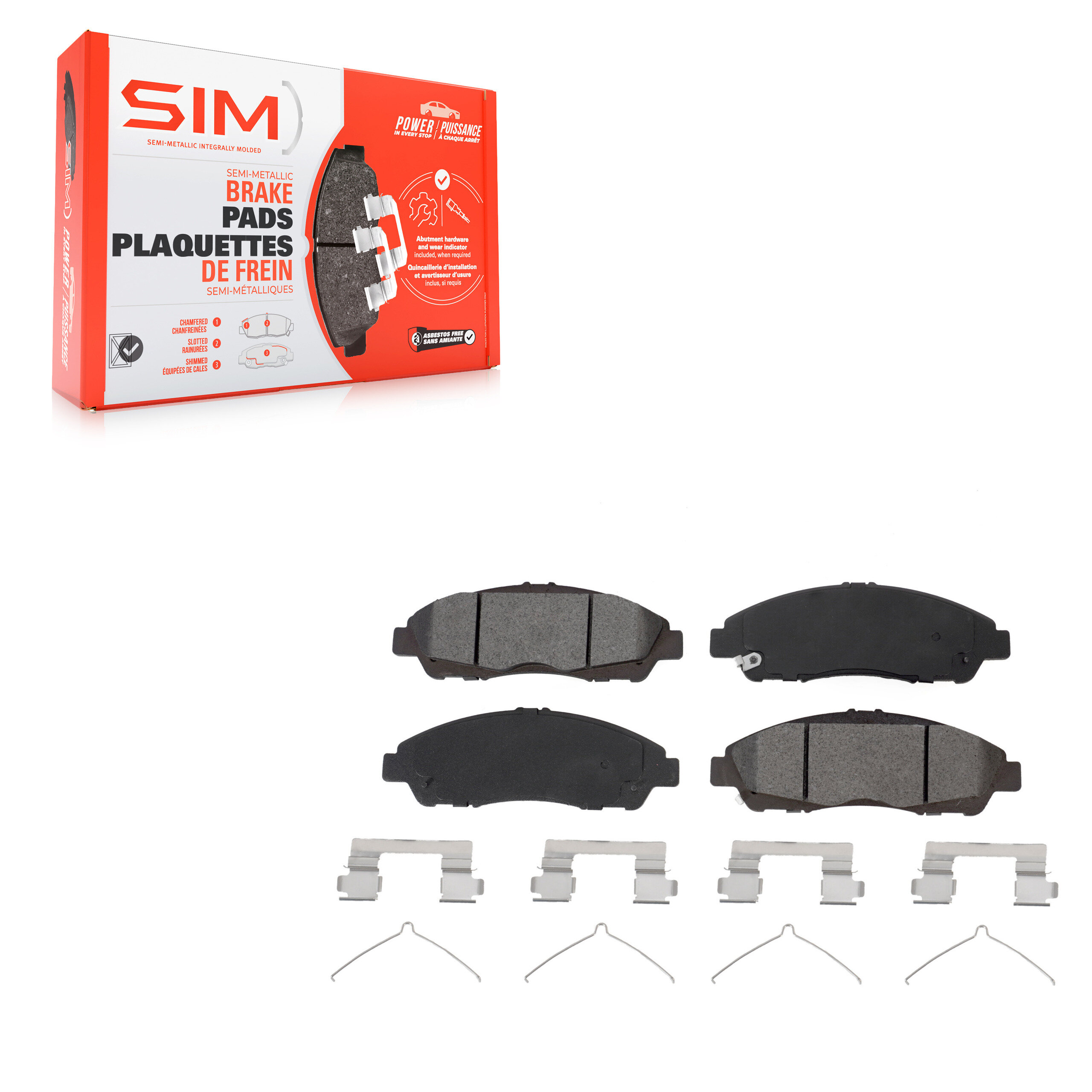 Semi-Metallic Brake Pads