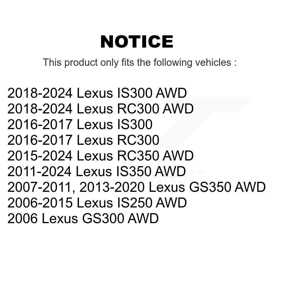 TOR - TOR-K750055 - Suspension Stabilizer Bar Link Kit