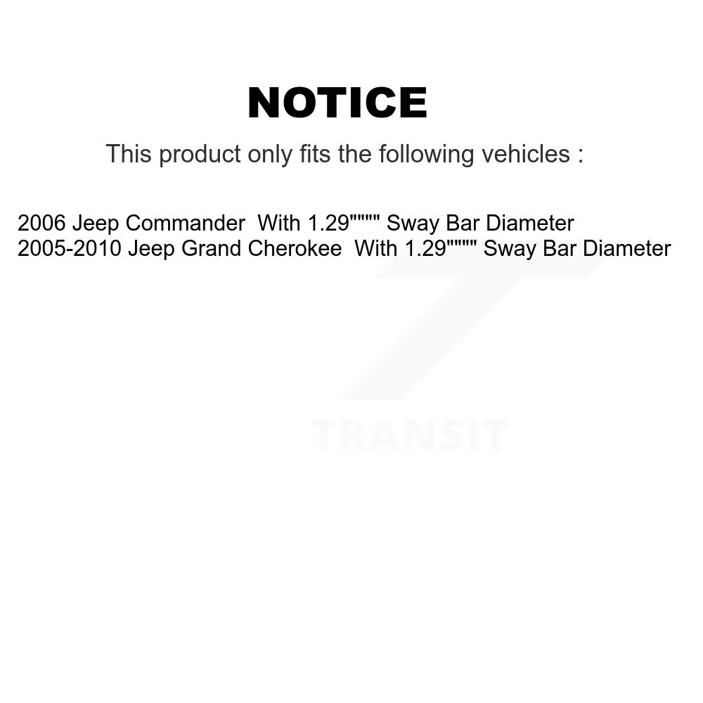 TOR - TOR-K200159 - Suspension Stabilizer Bar Bushing Kit