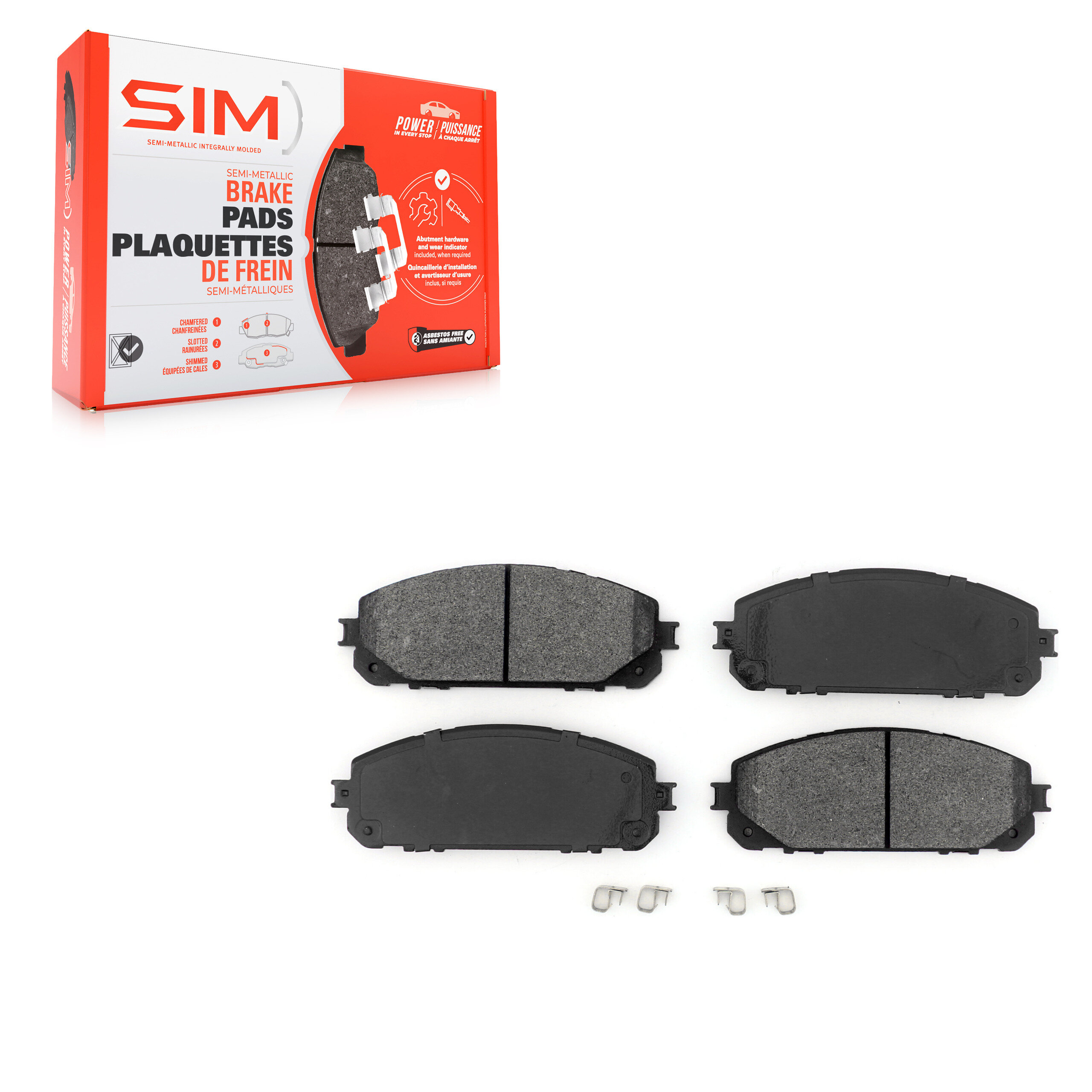 SIM - SIM-1843 - Semi-Metallic Brake Pads