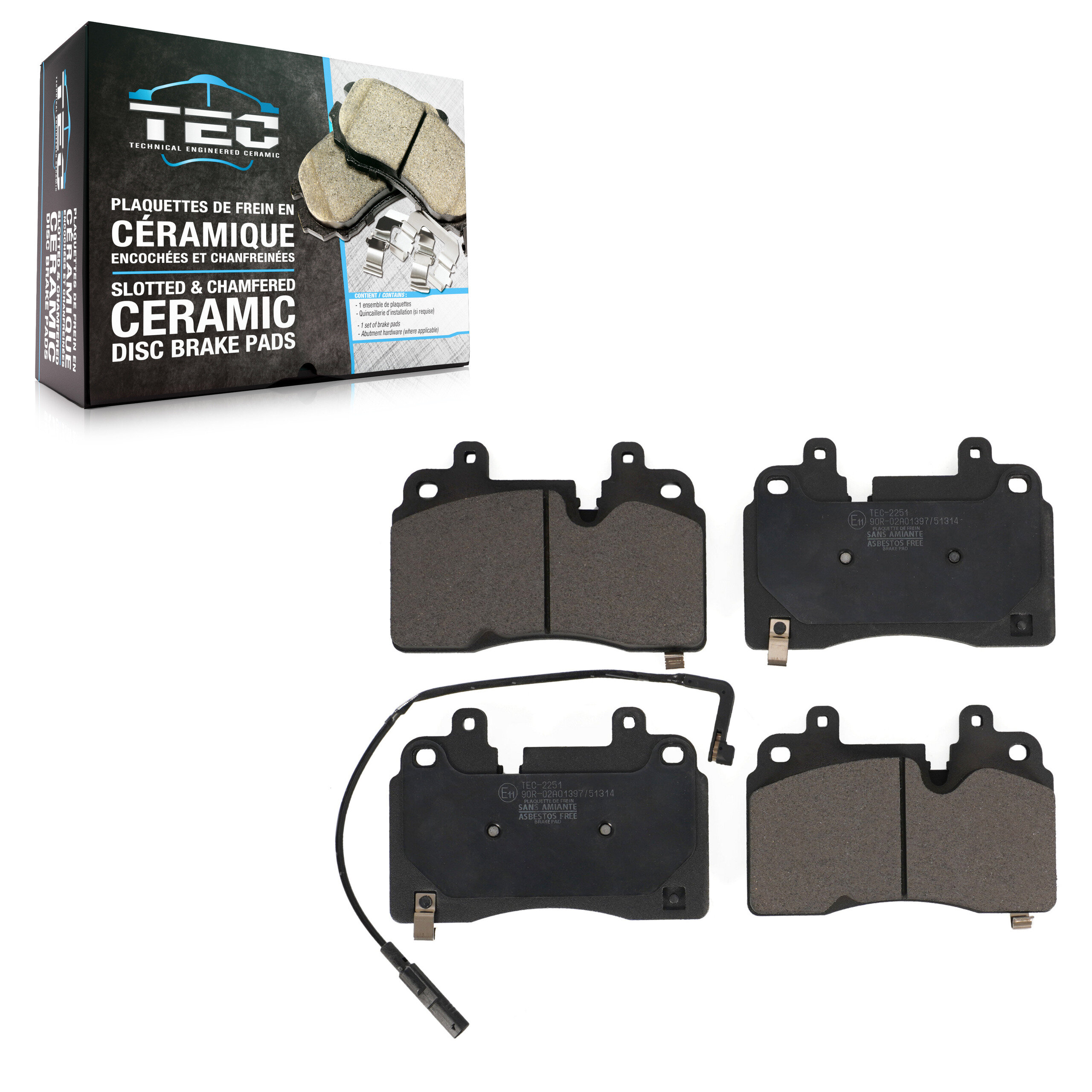 TEC - TEC-2251 - Ceramic Brake Pads
