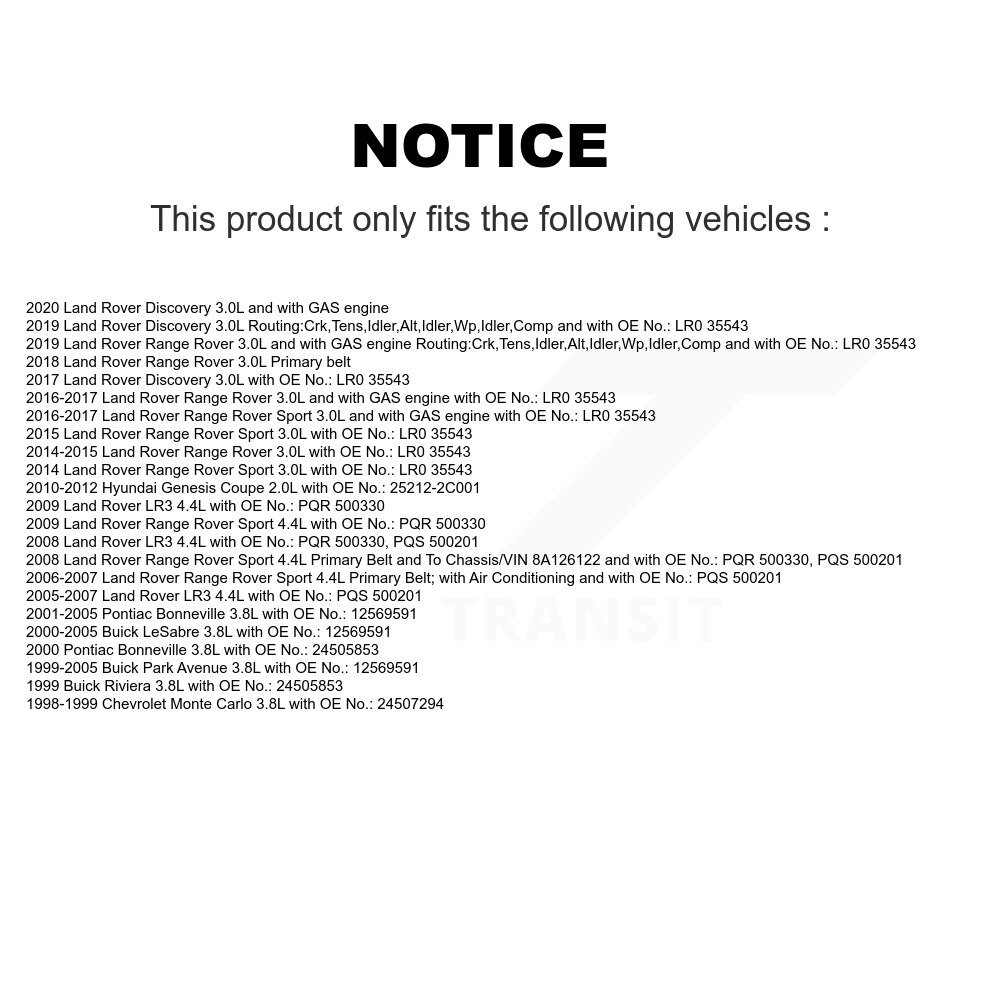 Bando - BAN-6PK2350 - Accessory Drive Belt