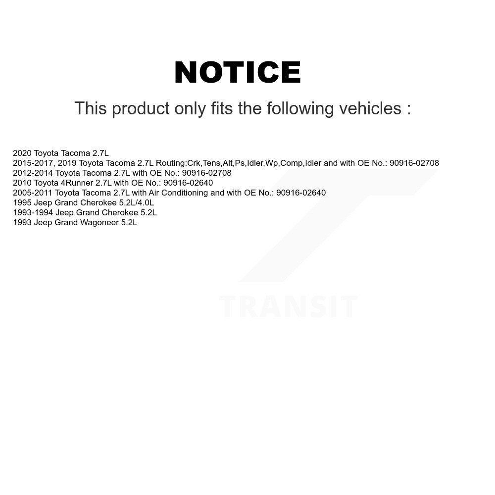 Bando - BAN-7PK2285 - Accessory Drive Belt
