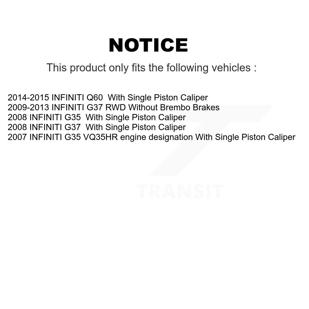 GENIUS - GCR-980575 - Coated Disc Brake Rotor