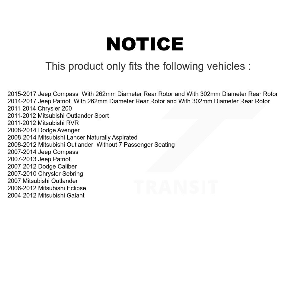Top Quality - NB-886B - Parking Brake Shoe