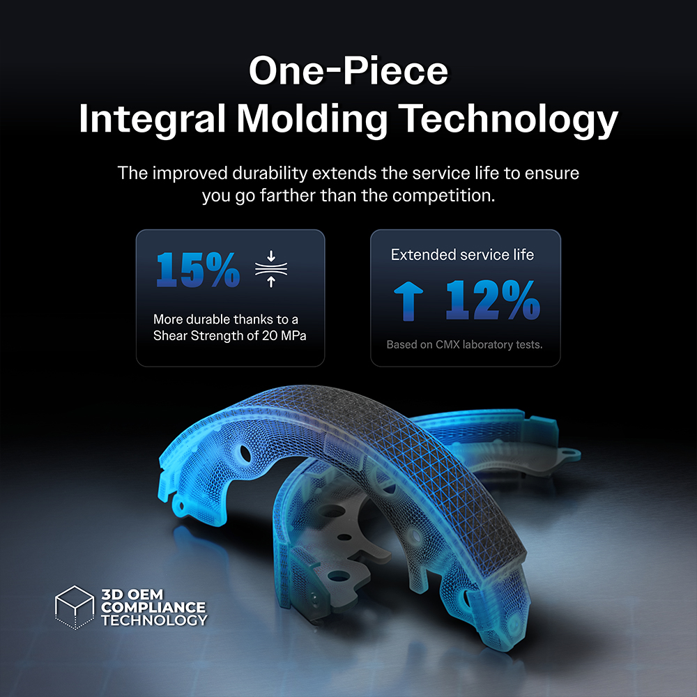 Top Quality - NB-973B - Parking Brake Shoe