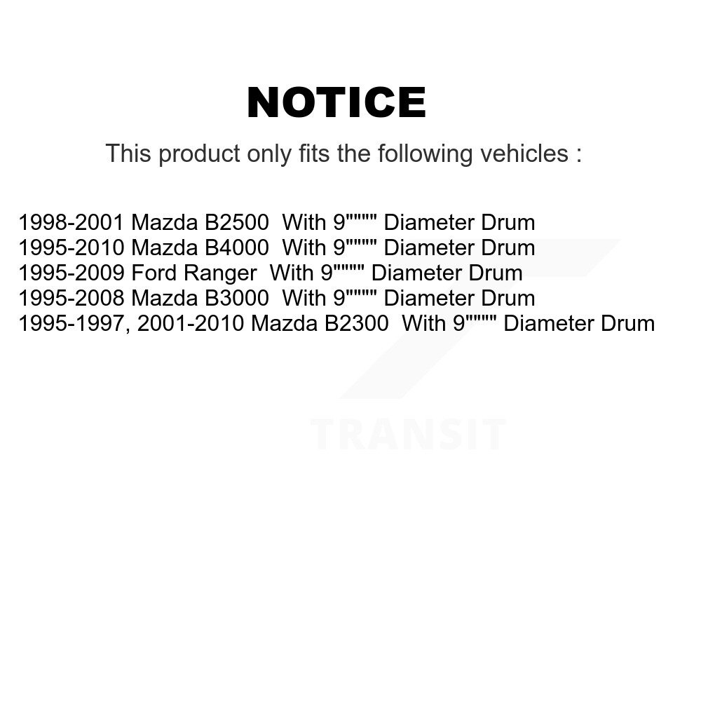 Top Quality - NB-704B - Drum Brake Shoe