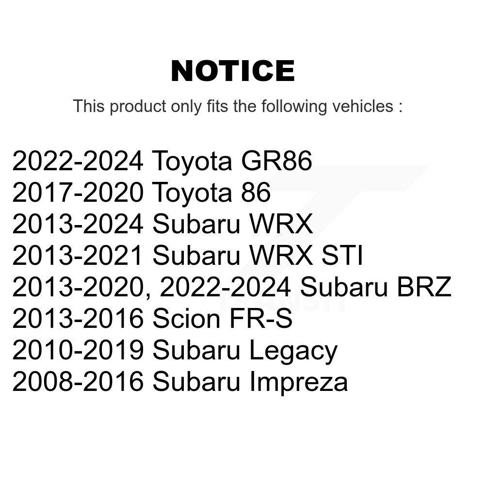 TOR - TOR-K750486 - Suspension Stabilizer Bar Link Kit