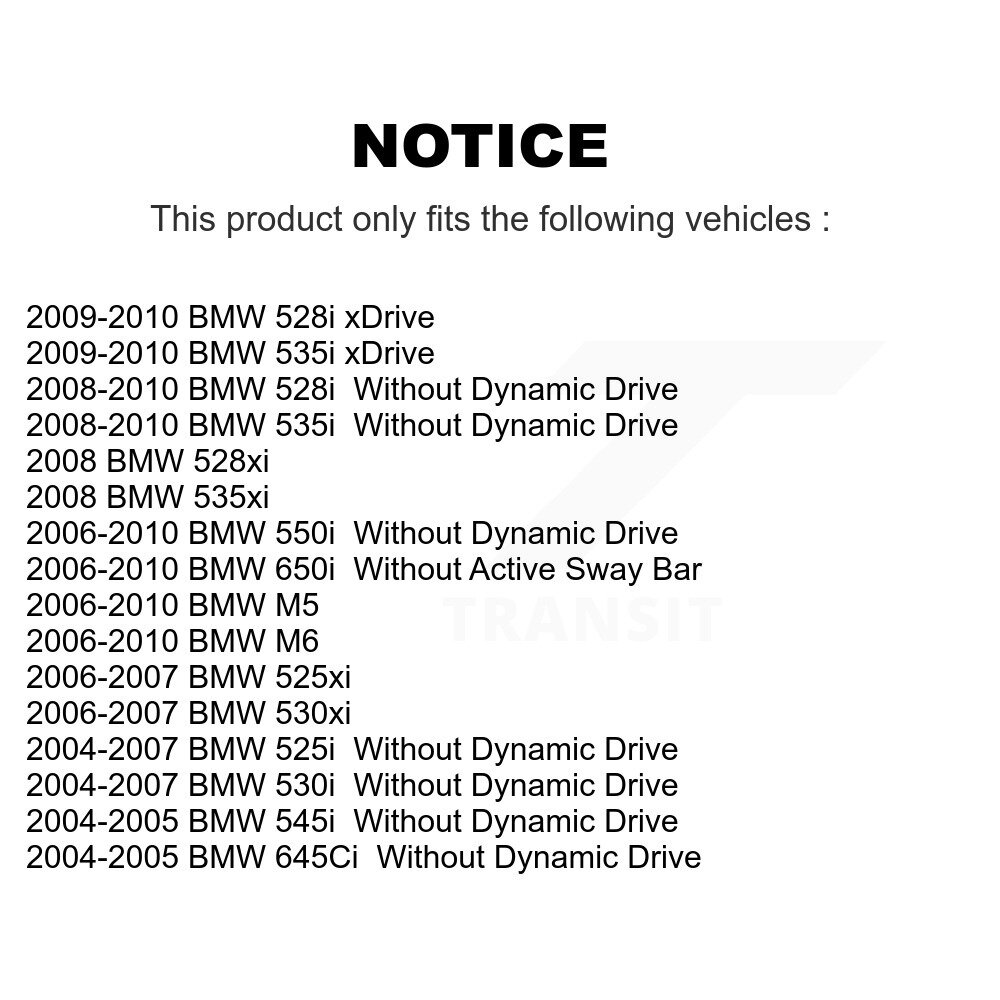 TOR - TOR-K750317 - Suspension Stabilizer Bar Link Kit