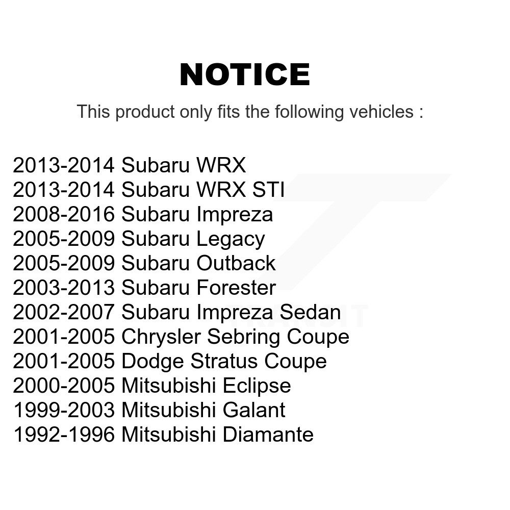 TOR - TOR-K750049 - Suspension Stabilizer Bar Link Kit