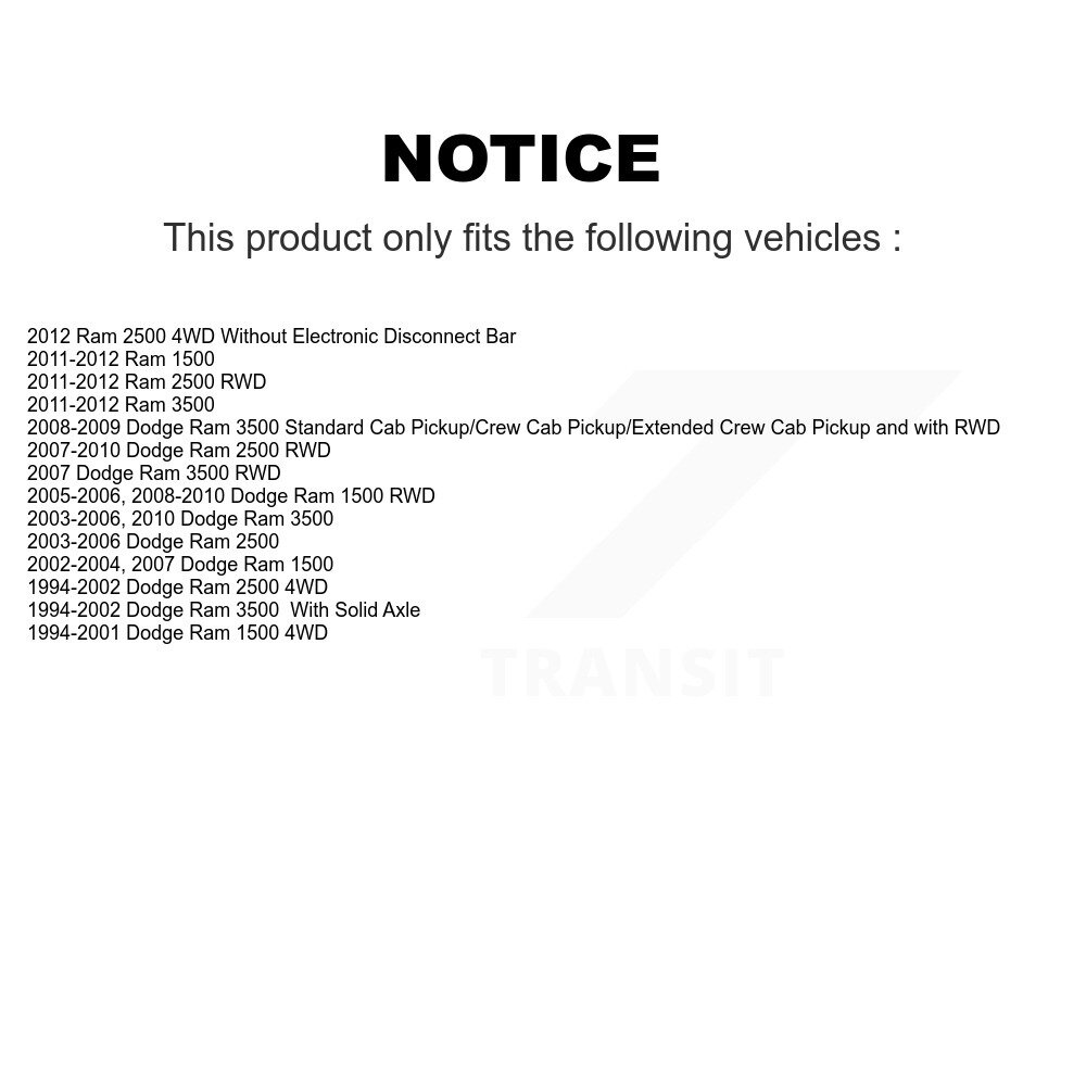 TOR - TOR-K7300 - Suspension Stabilizer Bar Link Repair Kit