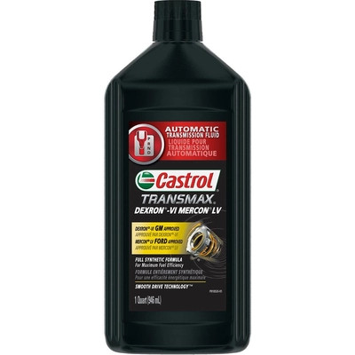 CASTROL - 66766 - Power Steering Hydraulic System Fluid Transmax Dexron VI®, 946ML (Pack of 6)