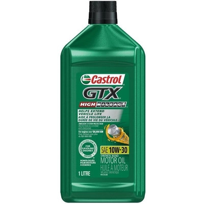 CASTROL - 0001738 - Conventional Engine Oil GTX High Mileage 10W30 , 1L (Pack of 6)