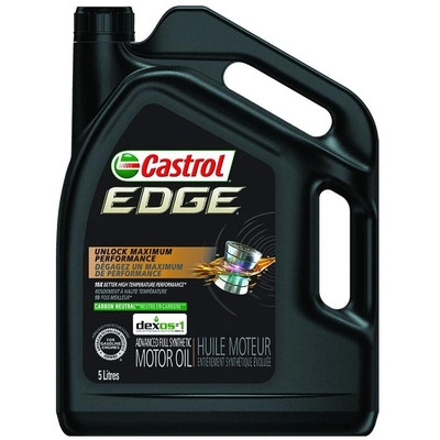 CASTROL - 020333A - Synthetic Engine Oil Edge High Mileage 5W30 , 5L (Pack of 3)
