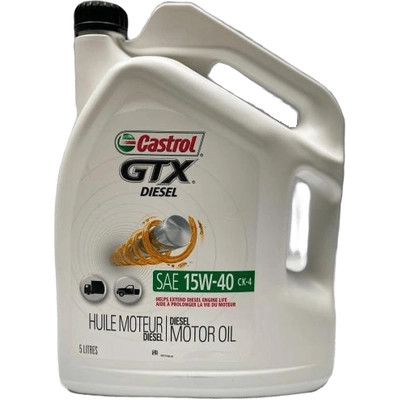 CASTROL - 04076-3A - Engine Oil GTX Diesel 15W40 , 5L