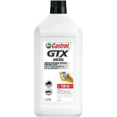 CASTROL - 0407642 - Engine Oil GTX Diesel 15W40 , 1L