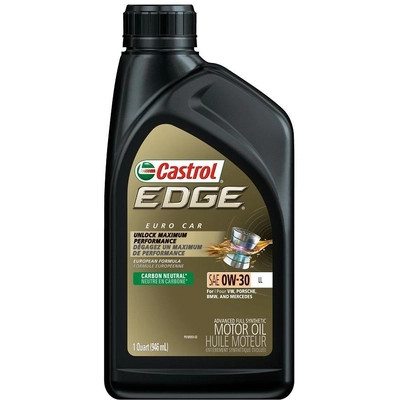 CASTROL Synthetic Engine Oil Edge LL 0W30 , 946ML (Pack of 6) - 0202742 - UNIVERSAL FIT