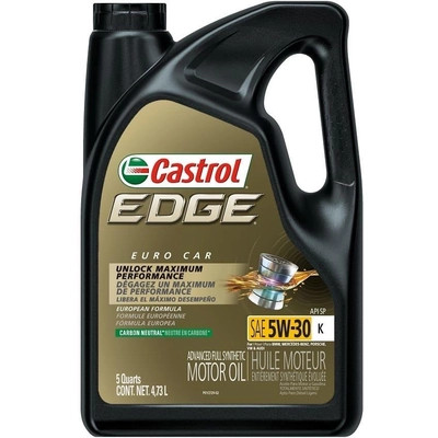 CASTROL - 0202166 - Synthetic Engine Oil Edge K 5W30 , 946ML (Pack of 6)