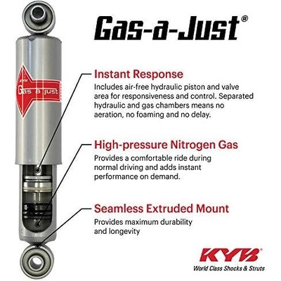 Rear Mono-Tube Gas Pressurized by KYB - 554387