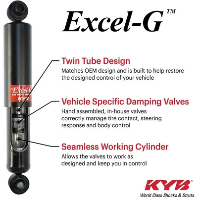 KYB - 349025 - KYB - 349025 - Rear Gas Shock Absorber