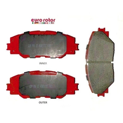 EUROROTOR - F1D1211H - Front Semi Metallic Pads by EUROROTOR - F1D1211H