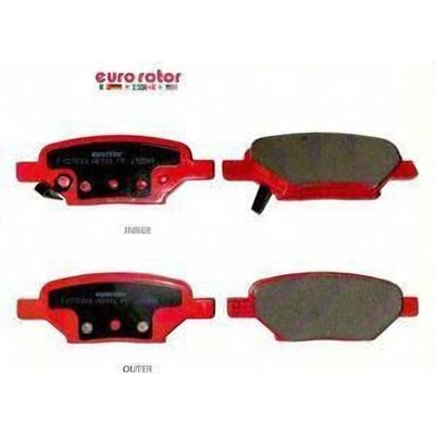 EUROROTOR - ID1033H - Rear Ceramic Pads by EUROROTOR - ID1033H
