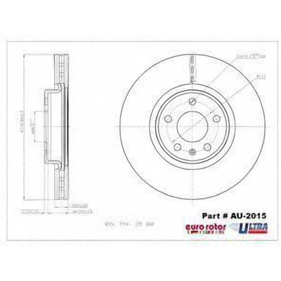 EUROROTOR - AU2015 - EUROROTOR - AU2015 - Front Premium Rotor
