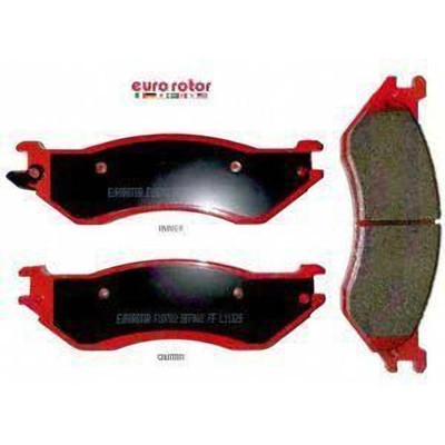 Front Disc Pads by EUROROTOR - XD702H