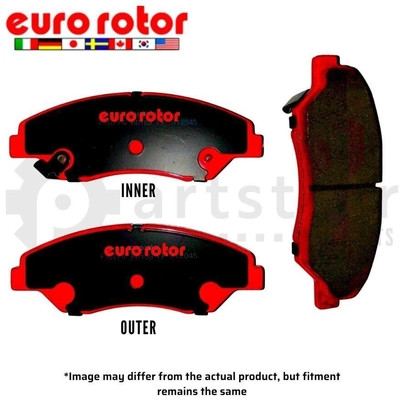 EUROROTOR - XD786H - Front Disc Pads by EUROROTOR - XD786H